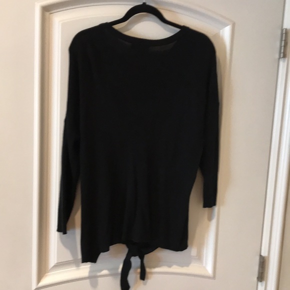 Express tin sweater tie front top size L - Picture 6 of 11